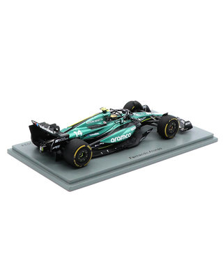 スパーク 1/43スケール アストンマーチン アラムコ F1 チーム AMR24 フェルナンド・アロンソ 2024年 メキシコGP F1 400戦レース 記念 /24f1m