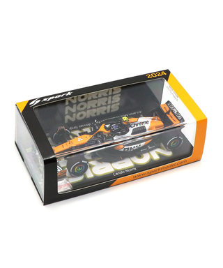 スパーク 1/43スケール マクラーレン F1 チーム MCL38 ランド・ノリス 2024年 シンガポールGP 優勝 /24f1m