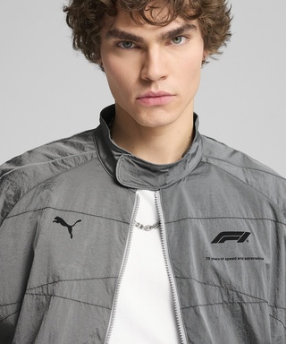 PUMA FORMULA１ T7 オーバーサイズ トラックジャケット シルバー