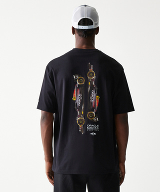 オラクル レッドブルレーシング NewEra カーグラフィック オーバーサイズTシャツ