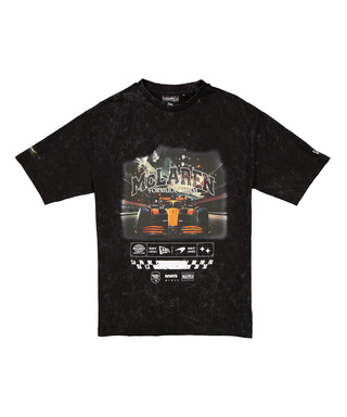 マクラーレン F1チーム NewEra ウォッシュ グラフィック オーバーサイズTシャツ