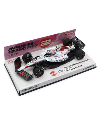 ミニチャンプス x 京商 別注 1/43スケール オラクル レッドブル レーシング ホンダ RB21 角田裕毅 2025年 日本GP /25f1/25jpm