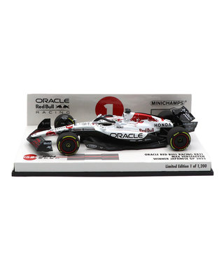ミニチャンプス 1/43スケール オラクル レッドブル レーシング ホンダ RB21 マックス・フェルスタッペン 2025年 日本GP 優勝 /25f1m/25jp