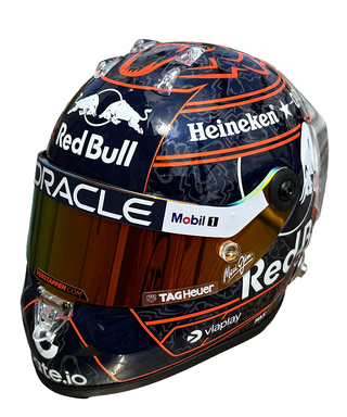 フェルスタッペン別注 シューベルト 1/2スケール マックス・フェルスタッペン 2025年 オレンジ ライオン ヘルメット レッドブル レーシング チーム/ARB