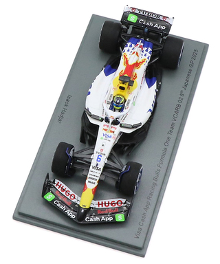 スパーク 1/43スケール VISA CASH APP RB F1 ホンダ VCARB 02 アイザック・ハジャー 2025年 日本GP 8位 /25f1m/25jp