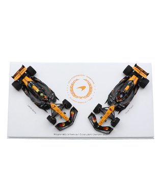 スパーク 1/43スケール マクラーレン F1 チーム MCL38 ノリス＆ピアストリ 2024年 コンストラクターチャンピオン セット /24f1m