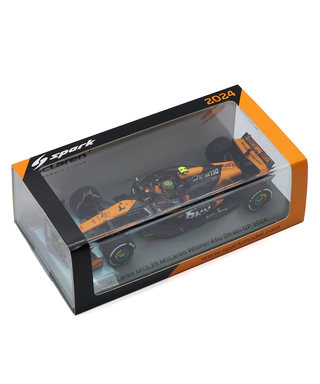 スパーク 1/43スケール マクラーレン F1 チーム MCL38 ランド・ノリス 2024年 アブダビGP 優勝 /24f1m