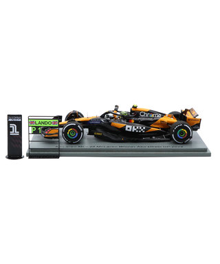 スパーク 1/43スケール マクラーレン F1 チーム MCL38 ランド・ノリス 2024年 アブダビGP 優勝 /24f1m