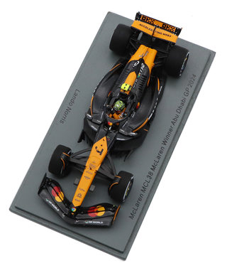 スパーク 1/43スケール マクラーレン F1 チーム MCL38 ランド・ノリス 2024年 アブダビGP 優勝 /24f1m