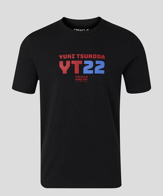 角田裕毅 オラクル レッドブル レーシング YT22 グラフィック Tシャツ ブラック /FN-W/ARB 
