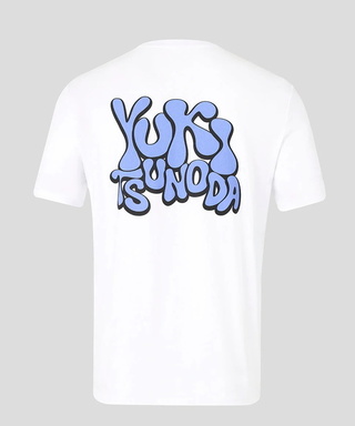 角田裕毅 オラクル レッドブル レーシング YUKI WAVE グラフィック Tシャツ ホワイト /FN-W/ARB 