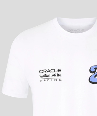 角田裕毅 オラクル レッドブル レーシング YUKI WAVE グラフィック Tシャツ ホワイト /FN-W/ARB 