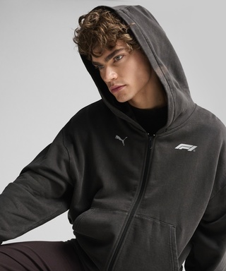 PUMA FORMULA1 グラフィック フルジップフーディー ブラック