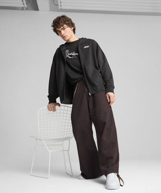 PUMA FORMULA1 グラフィック フルジップフーディー ブラック