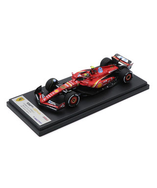 ルックスマート 1/43スケール フェラーリ SF24 カルロス・サインツ 2024年 モンツァGP 4位/24f1m