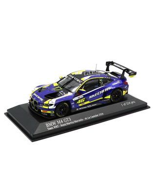 ミニチャンプス 1/43スケール BMW M4 GT3 TEAM WRT NO.46 バレンティーノ・ロッシ 2024年 ポール･リカール 4時間 