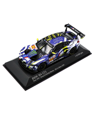 ミニチャンプス 1/43スケール BMW M4 GT3 TEAM WRT NO.46 バレンティーノ・ロッシ 2024年 ル･マン 24時間レース 