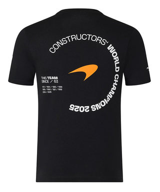 マクラーレン F1 チーム 2025年 コンストラクターズ チャンピオン 記念 Tシャツ