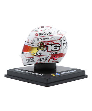 ルックスマート 1/5スケール シャルル・ルクレール 2025年 日本GP F1参戦150戦目 フェラーリ ヘルメット 