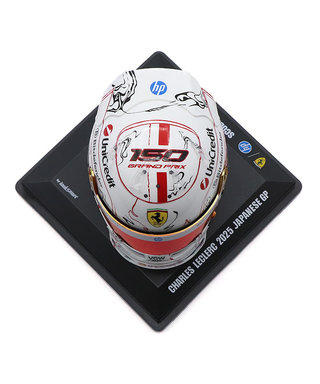 ルックスマート 1/5スケール シャルル・ルクレール 2025年 日本GP F1参戦150戦目 フェラーリ ヘルメット 