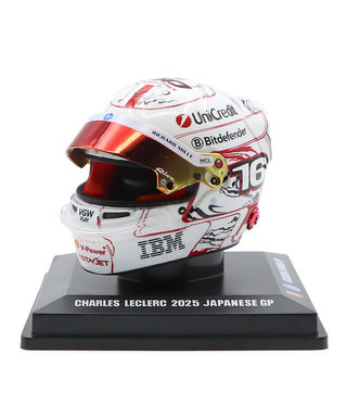 ルックスマート 1/5スケール シャルル・ルクレール 2025年 日本GP F1参戦150戦目 フェラーリ ヘルメット 