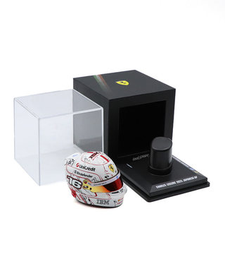 ルックスマート 1/5スケール シャルル・ルクレール 2025年 日本GP F1参戦150戦目 フェラーリ ヘルメット 
