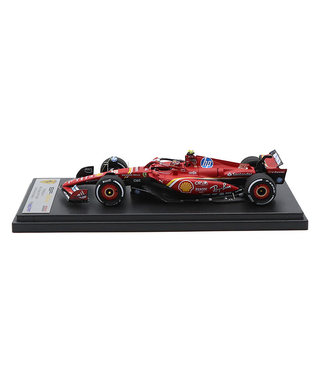 ルックスマート 1/43スケール フェラーリ SF24 カルロス・サインツ 2024年 アブダビGP 2位入賞 /24f1m