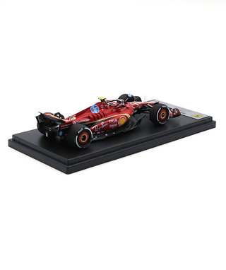 ルックスマート 1/43スケール フェラーリ SF24 カルロス・サインツ 2024年 オースティンGP 2位入賞 /24f1m