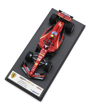 ルックスマート 1/43スケール フェラーリ SF24 カルロス・サインツ 2024年 オースティンGP 2位入賞 /24f1m