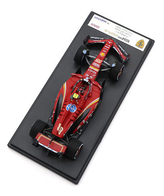 ルックスマート 1/43スケール フェラーリ SF24 カルロス・サインツ 2024年 オースティンGP 2位入賞 /24f1m