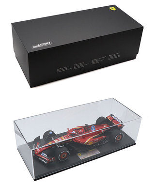 ルックスマート 1/18スケール フェラーリ SF-24 シャルル・ルクレール 2024年 アメリカ（オースティン）GP 優勝 /24f1m